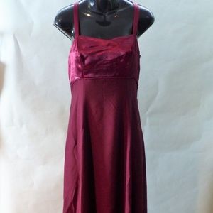 Size 8 wine color long dress